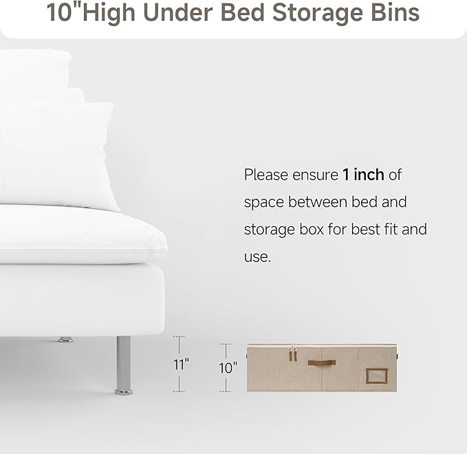 StorageWorks Under Bed Storage Bins, 90L Clothes Organizer - Image 8