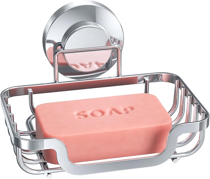 TAILI Soap Holder Bar Dish Suction Cup, Bar Shampoo Rack by TAILI
