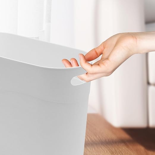 2 Pack 3.2 Gallon Plastic Trash Cans - Image 3