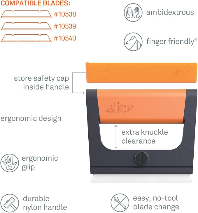 Slice 10501 Wide Scraper, Easy Clean, Ceramic Blade Lasts 11x as Long as Metal - Image 4