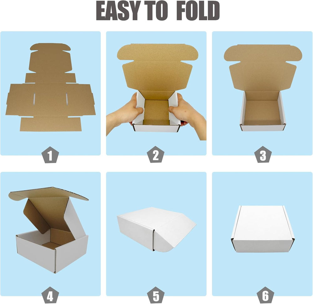 13x11x2 Shipping Box, 50 Pack Corrugated Cardboard Boxes Mailers for Business...
