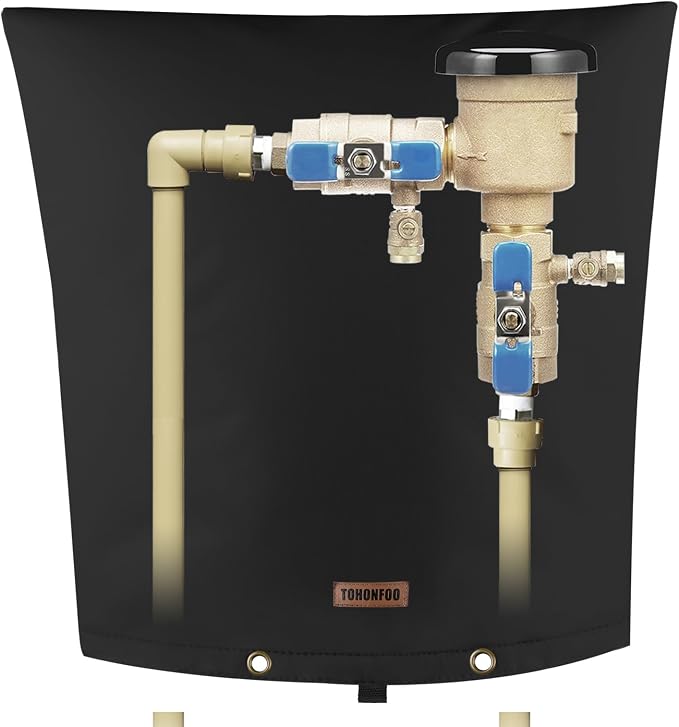TOHONFOO Backflow Preventer Pipe Insulation Cover by TOHONFOO