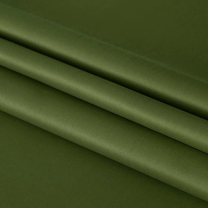 DWCN French Door Curtains – Rod Pocket Thermal Blackout Curtain - Image 5