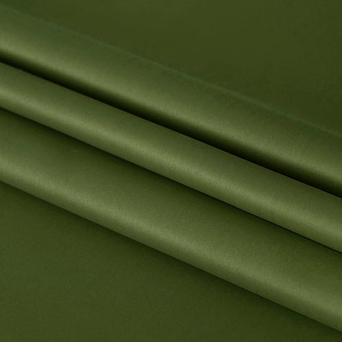 DWCN French Door Curtains – Rod Pocket Thermal Blackout Curtain - Image 5