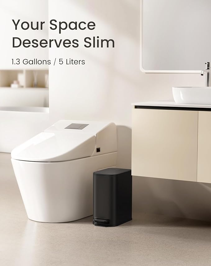 Cesun Small Bathroom Trash Can - Image 2