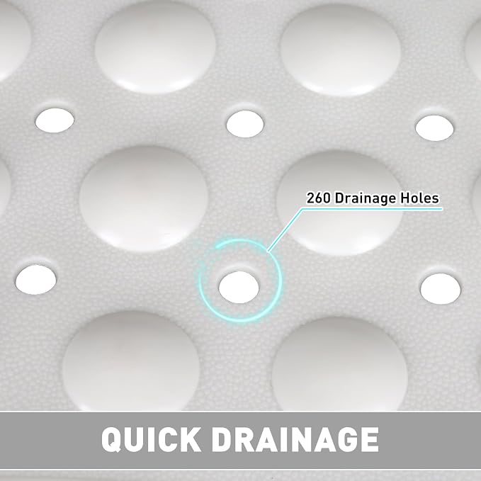 Shower Mat Non Slip: 35.4 x 23.6 Inch Extra Large TPE Shower Mats - Image 5