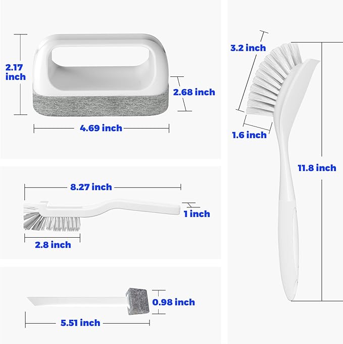 Holikme Cleaning Brush Set, Scouring Pad - Image 6