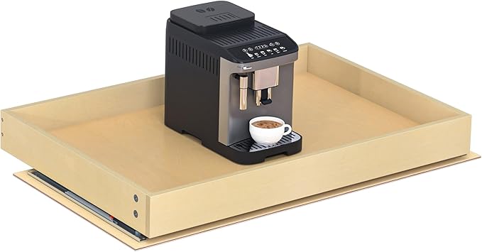 WelFurGeer Soft Close Pull Out Cabinet Organizer, Bottom Mount Pull Out Drawers by WelFurGeer