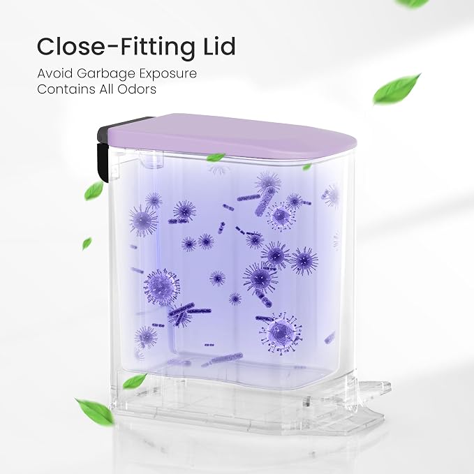 Cesun Small Bathroom Trash Can - Image 8