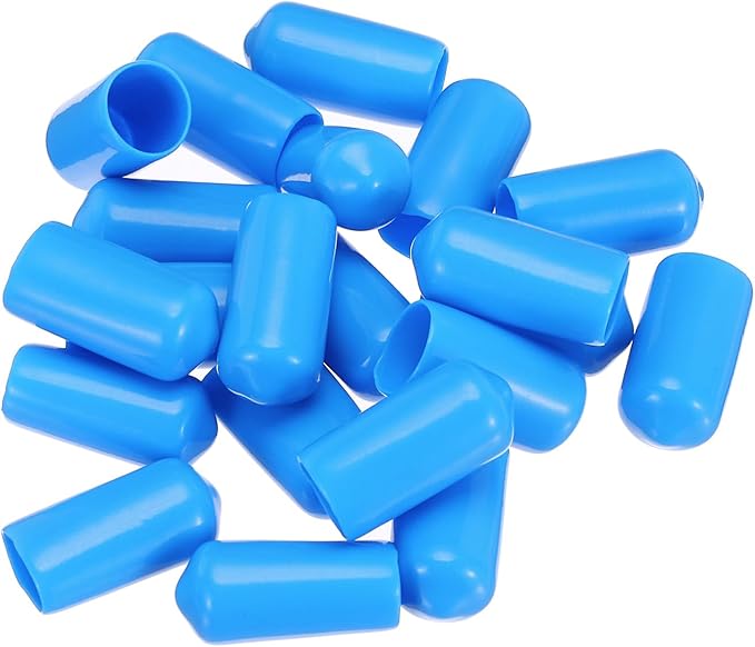 uxcell 20pcs Rubber End Caps 10mm ID Vinyl PVC Round Tube Bolt Cap Cover Screw - Image 4
