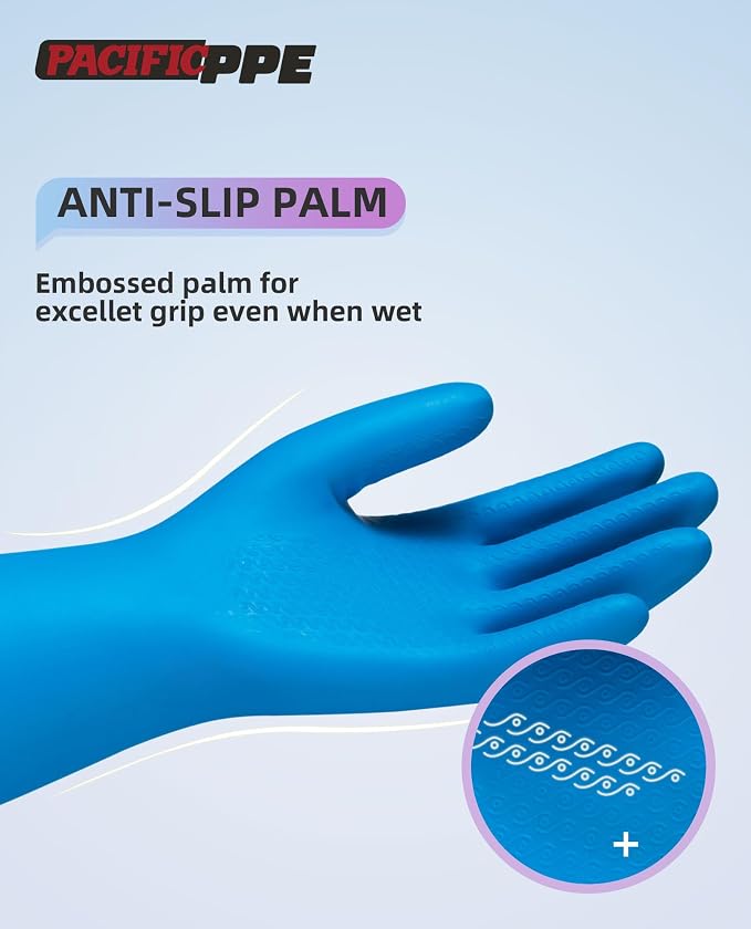 PACIFIC PPE 2 Pairs Dishwashing Cleaning Gloves - Image 3