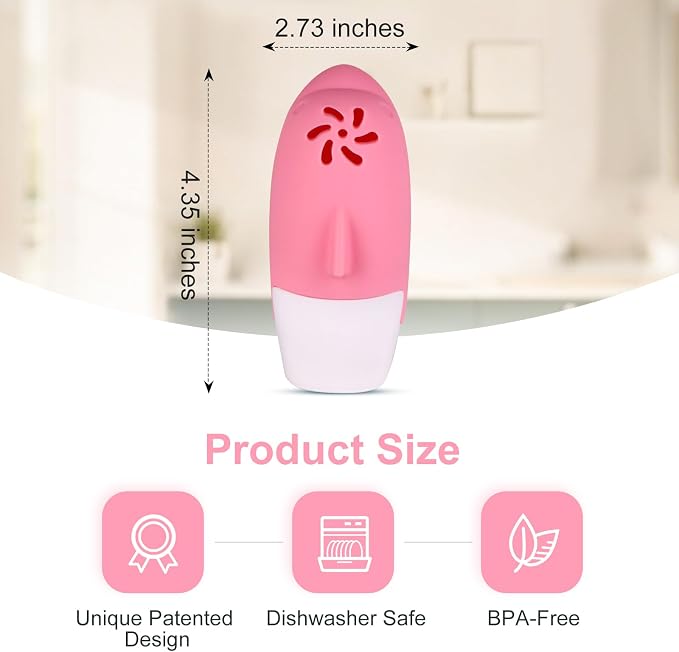 Asltw Upgrade Cute Fridge Deodorizer, Dolphin Fridge Cleaner, Freezer Odor - Image 2