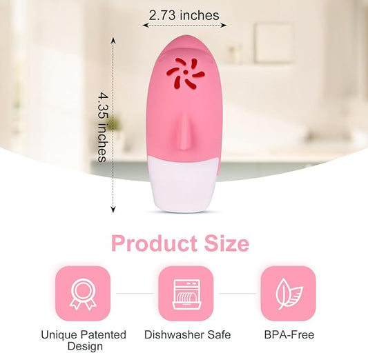 Asltw Upgrade Cute Fridge Deodorizer, Dolphin Fridge Cleaner, Freezer Odor - Image 2