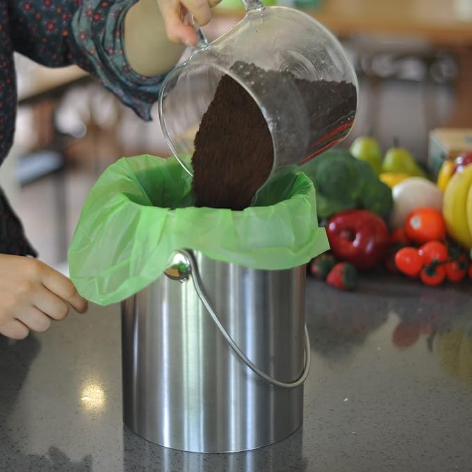 GreFusion 2.6 Gallon Compostable Trash Bags, Extra Thick 0.71 Mil, Certified by - Image 5
