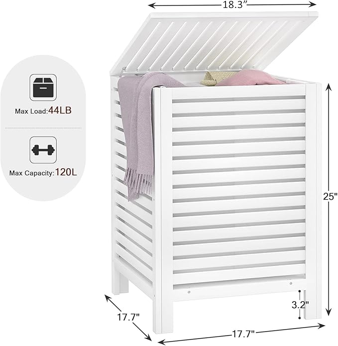 Homykic Bamboo Laundry Hamper
