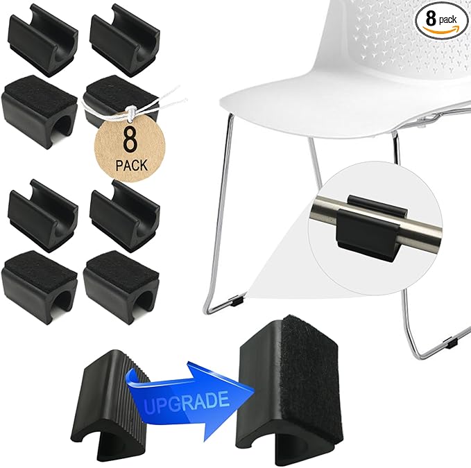 Rectangle U Shaped Chair Leg Tips Cap by FURCAPS
