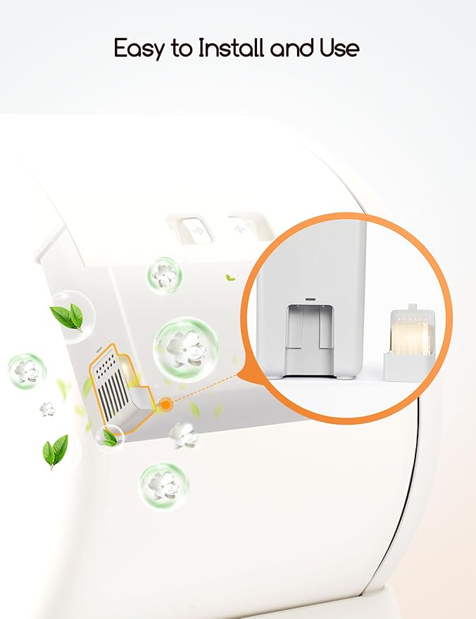 MeoWant Pet Odor Eliminator, Automatic Cat Litter Box Odor Deodorant Gel Only - Image 4
