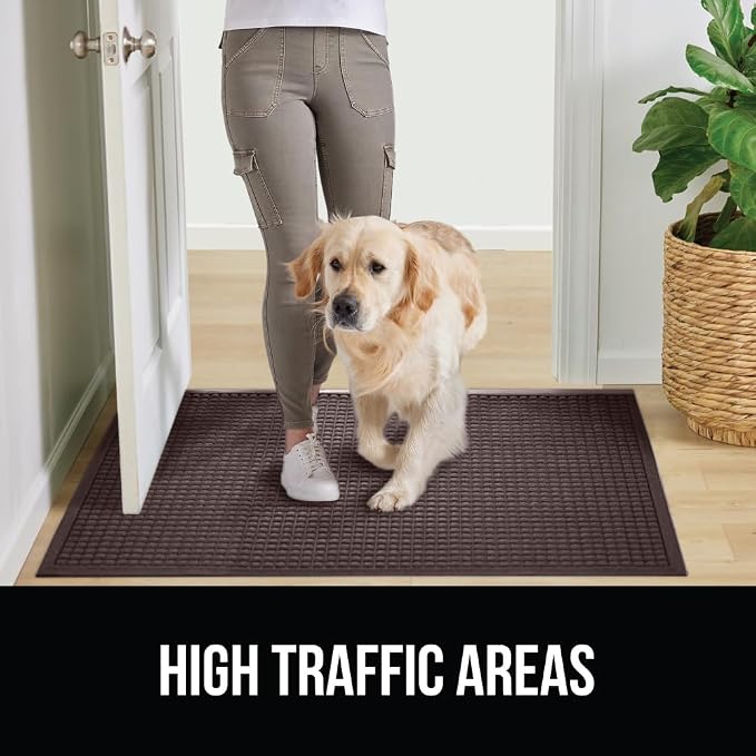 GORILLA GRIP Front Door Mat, Indoor Outdoor Ultra Absorbent HydroAbsorb Doormat - Image 7