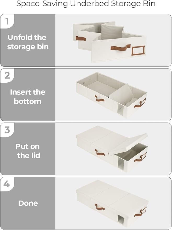 StorageWorks 2-Pack Large Under Bed Storage Bins - Image 9