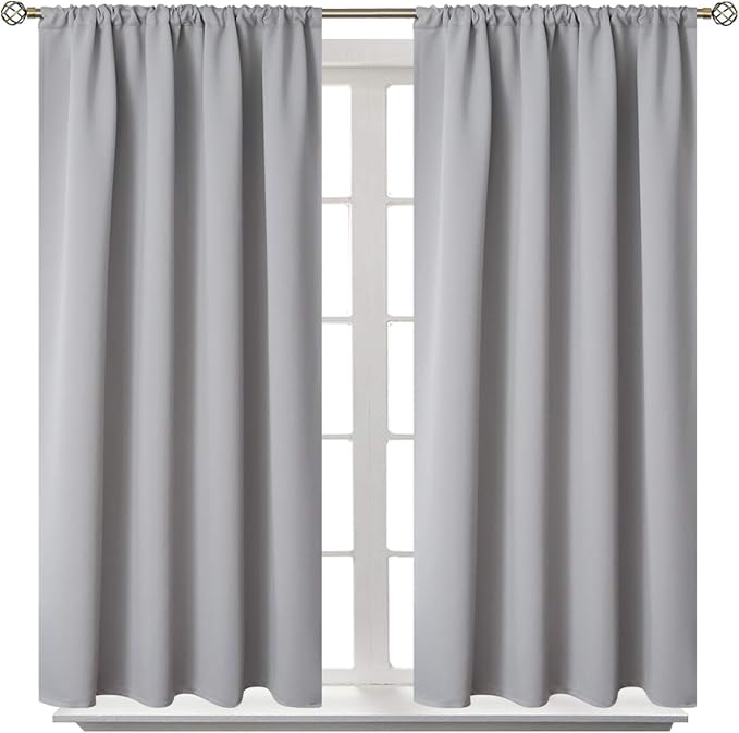 BGment Short Room Darkening Curtains 40 Inches Long by BGment