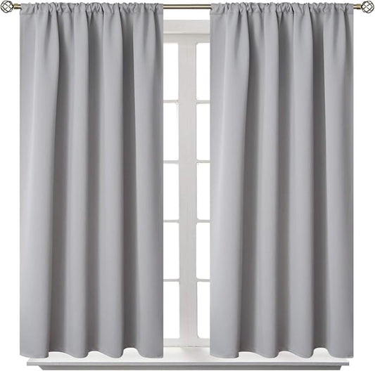 BGment Short Room Darkening Curtains 40 Inches Long by BGment