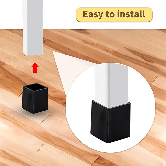 Flyshop Flexible Anti-Scratch PVC Patio Chair Table Leg Caps Tips Floor - Image 6
