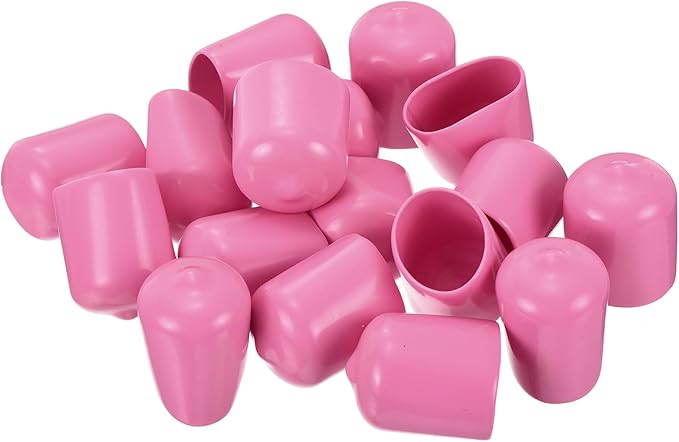 uxcell 20pcs Rubber End Caps 17mm ID Vinyl PVC Round Tube Bolt Cap Cover Screw - Image 4