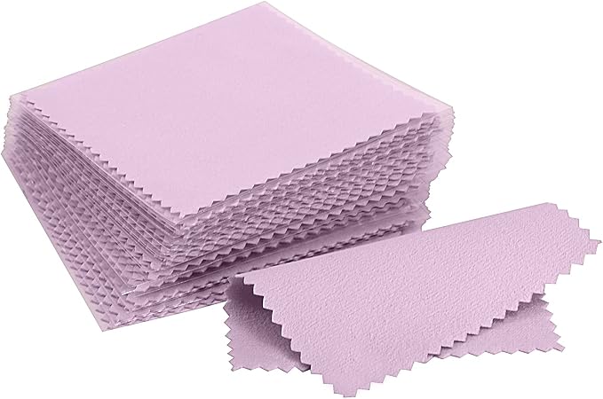 CATIFLIN 100pcs Premium Jewelry Cleaning Cloth, by CATIFLIN