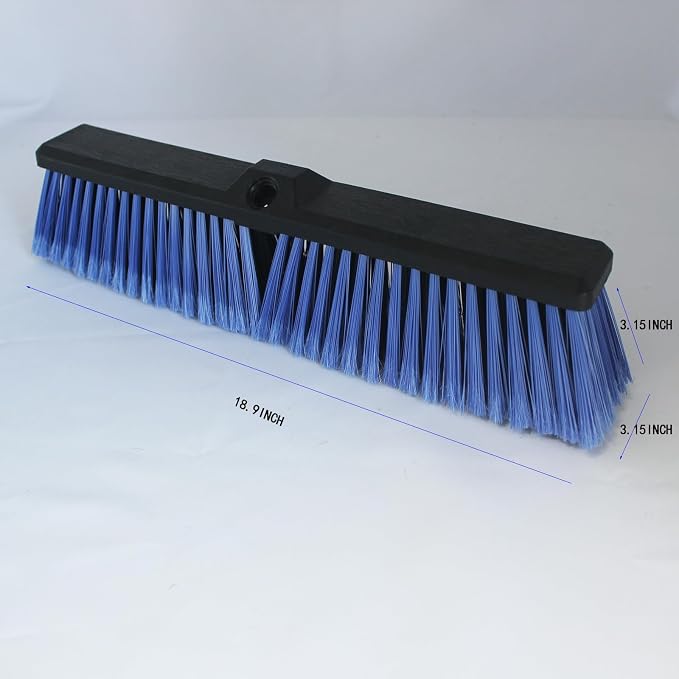 3PCS Push Broom Head Outdoor Large Stiff Bristle Broom Head - Image 11