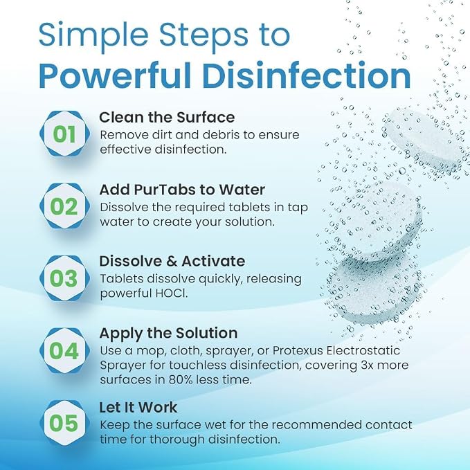 3.3 gram Sporicidal NaDCC Tablet Disinfectant - Image 3