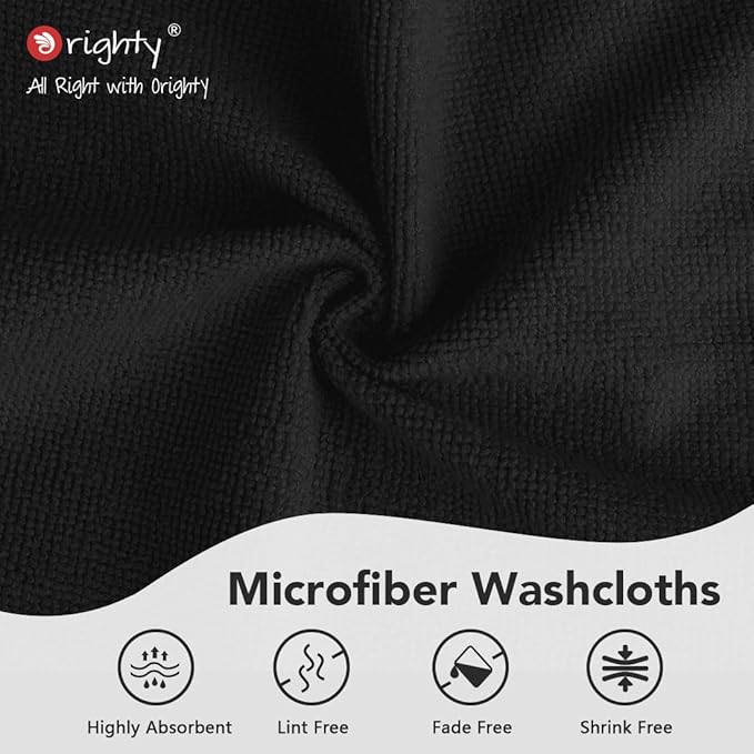 Orighty Wash Cloths Bulk Towels Set 200 Pack, Highly Absorbent and Soft Feel - Image 5