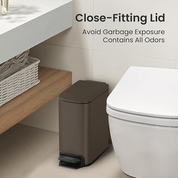 Cesun Small Bathroom Trash Can - Image 2