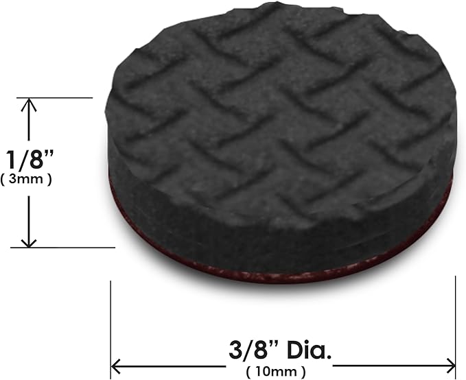 Slipstick GorillaBumperPads Premium Cabinet Door Bumpers 3/8” Round Non Slip - Image 6