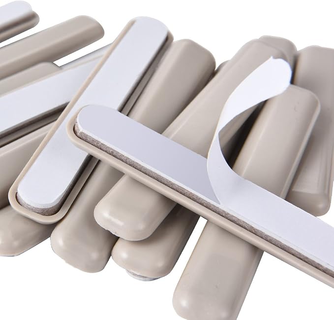 Ezprotekt 16 Pack Self-Stick Furniture Movers Sliders Strip - Image 3
