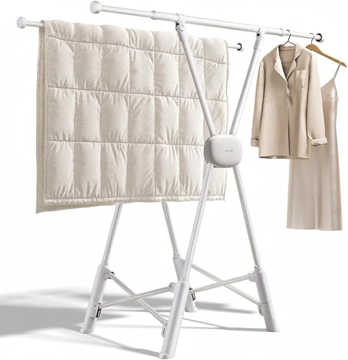 BIREN Clothes Drying Rack Heavy Duty Clothing Racks Extending Laundry Rack Two by BIREN