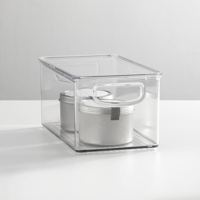 mDesign Plastic Deep Storage Bin Box Container - Image 3