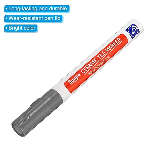 PATIKIL Grout Pen, 4 Pack Grey Tile Marker Waterproof Grout Sealer Pen Tile - Image 4