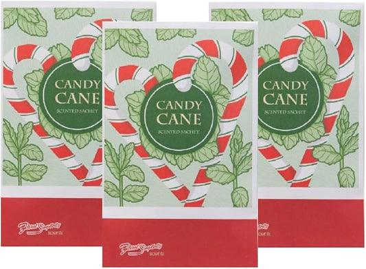 Floral Simplicity Candy Cane Scented Sachets Pack of 3, Fall & Winter by FloralSimplicity