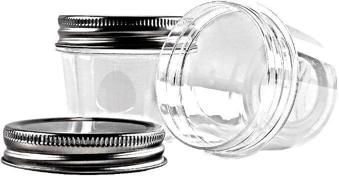 novelinks 4 oz Clear Plastic Jars - Image 4