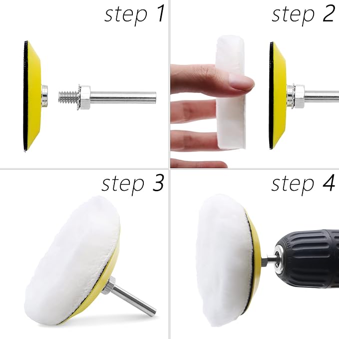 VIBRATITE Car Headlight Restoration Kit, 3 Inch Car Polishing Sanding Discs - Image 7