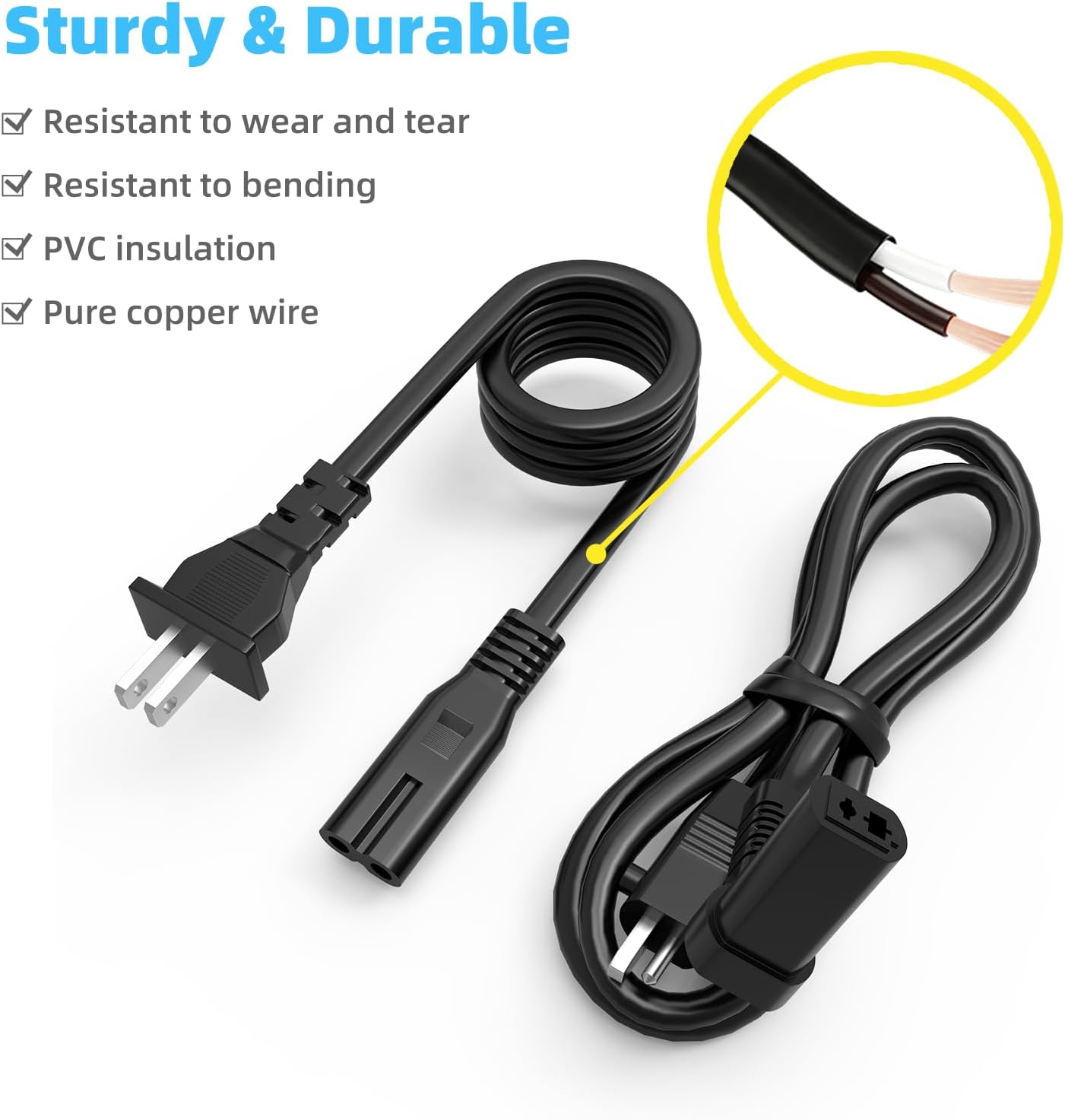 Power Recliner Power Supply, Replacement Recliner Power Cord,2-Pin AC/DC Adapter 100-240V, Quality 29V 2A Switching Transformer, Replacement Part for Recliner Couch,Electric SofaLift Chair (1, 1)