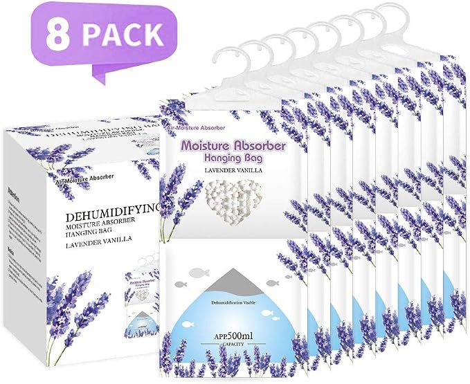 CANAGER Hanging Moisture Absorber, Lavender Vanilla Moistureproof Hanging - Image 2