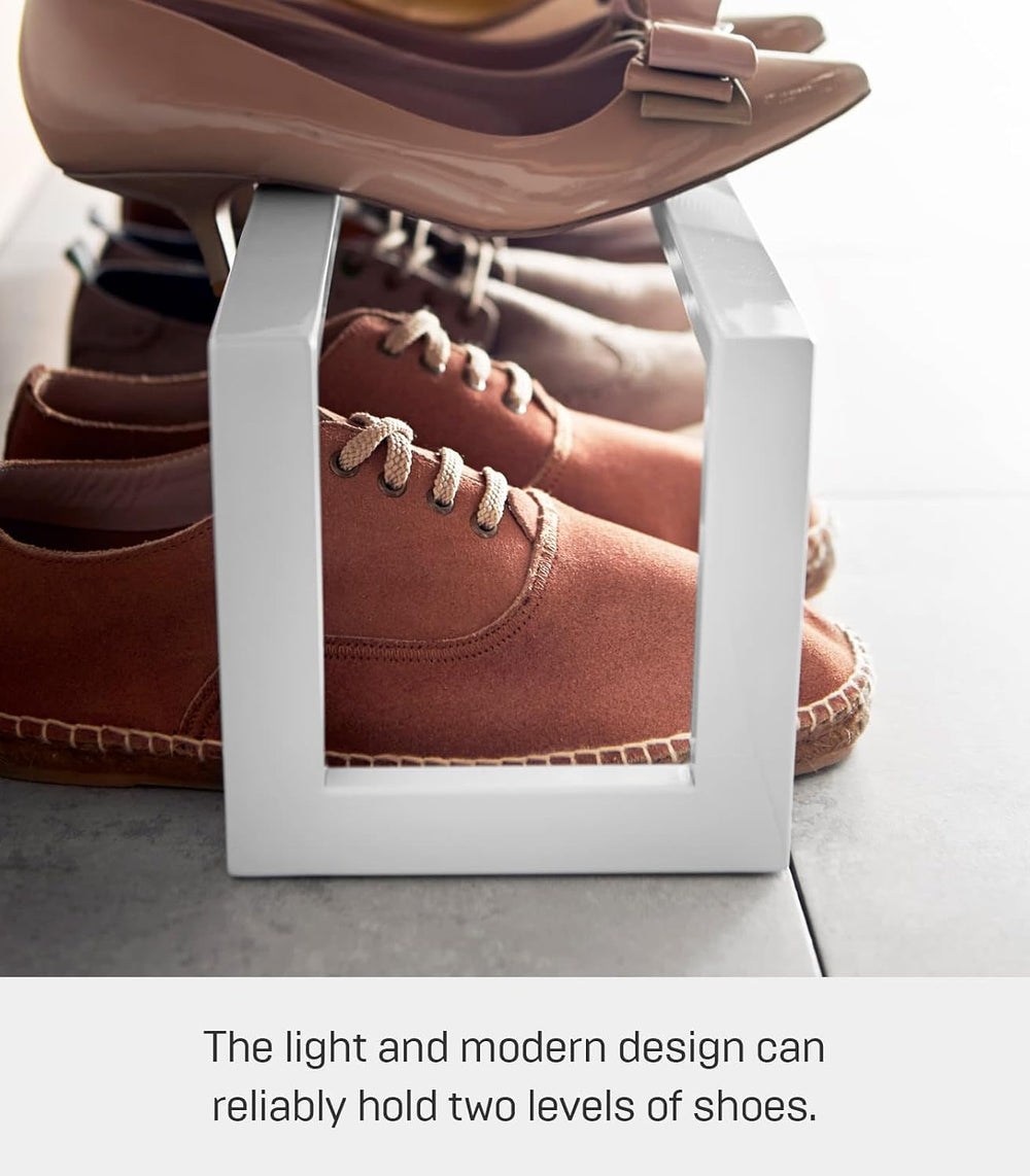 YAMAZAKI Home Line Expanding Shoe Rack, Metal, Adjustable - Single, 6" -...