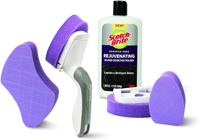 Scotch-Brite Glass Cooktop Pads, Scratch-Free & Non-Abrasive Scrubbers - Image 9