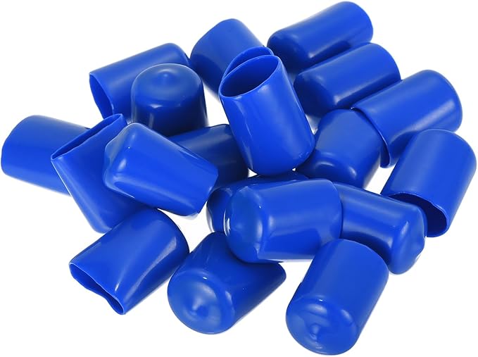 uxcell 20pcs Rubber End Caps 18mm ID Vinyl Round Tube Bolt Cap Cover Screw - Image 4