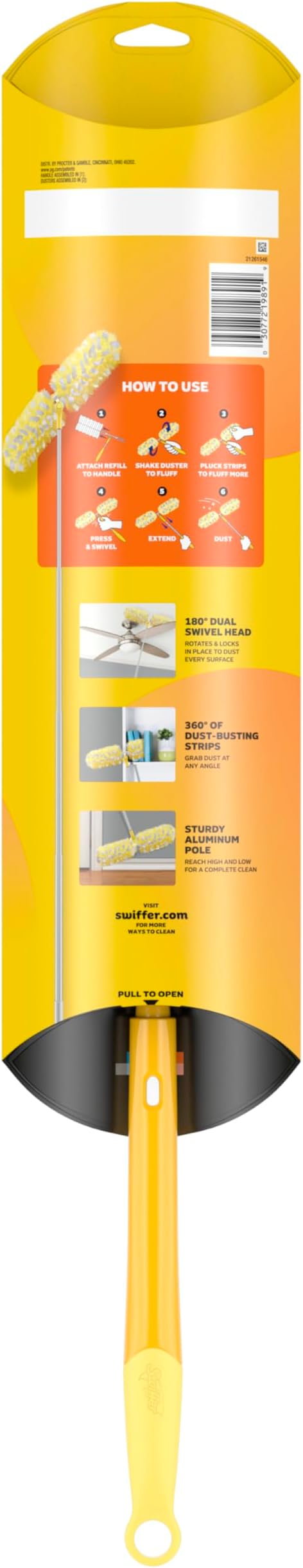 Swiffer Duster Kit with 6 ft Super Extendable Handle, Heavy Duty Starter Kit - Image 13