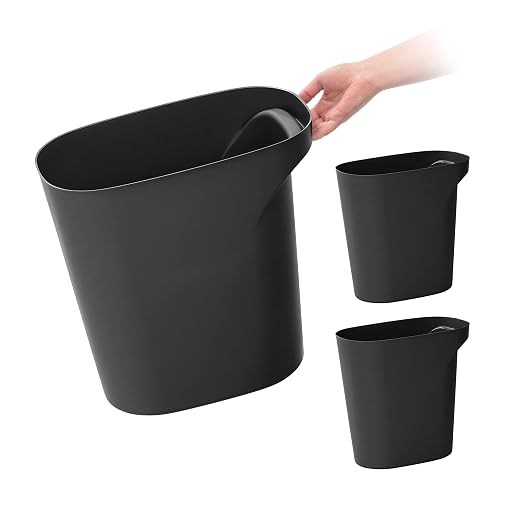 IRIS USA Small Trash Can Wastebasket by IRISUSA