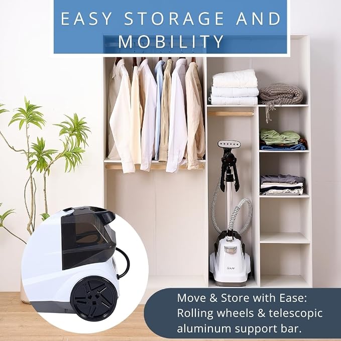 SALAV Commercial-Grade Standing Garment Steamer - Image 6