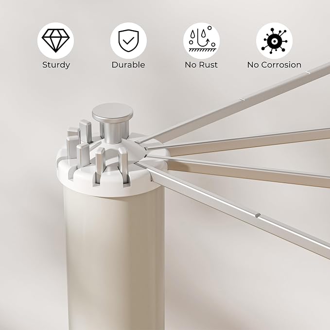 Tripod Clothes Drying Rack, Garment Rack Portable and Foldable Space Saving - Image 8