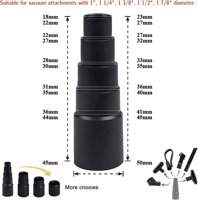 12 Pcs Universal Vacuum Attachments - Image 3